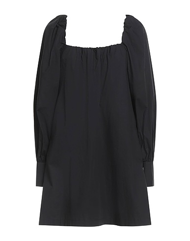 SUN 68 Short dress Black 100% Cotton