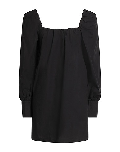 SUN 68 Short dress Black 100% Cotton