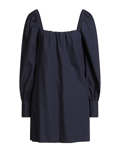SUN 68 Kurzes Kleid Marineblau 100% Baumwolle