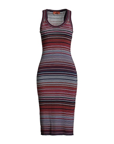 MISSONI Vestito estivo Blu notte 85% Cotone, 15% Viscosa