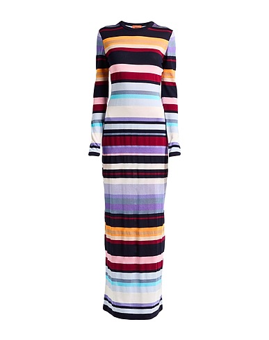 MISSONI Long dress Midnight blue 60% Virgin Wool, 40% Viscose