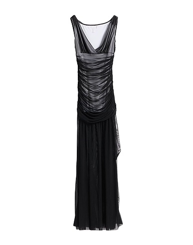 NORMA KAMALI Long dress Black 82% Nylon, 18% Elastane