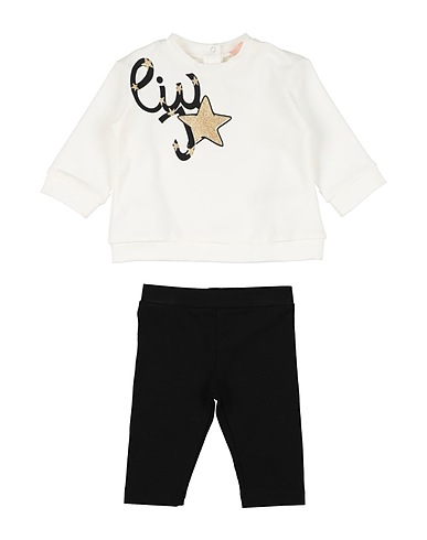 LIU •JO Baby co-ord Black 95% Cotton, 5% Elastane