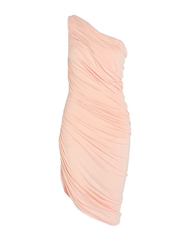 NORMA KAMALI One-shoulder dress Apricot 95% Viscose, 5% Elastane