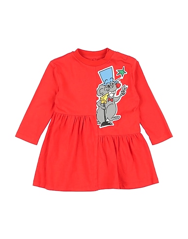 STELLA McCARTNEY KIDS Baby dress ROSSO POMODORO 100% Cotton, Elastane