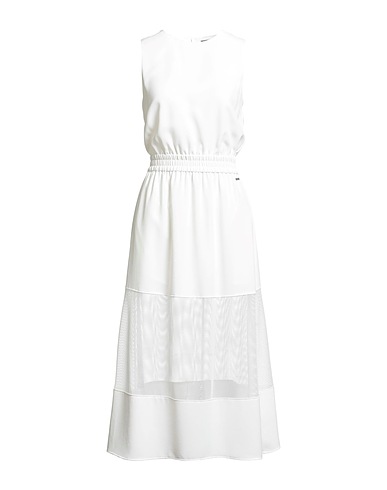 ARMANI EXCHANGE Midi dress White 100% Polyester