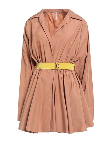 NORMA KAMALI Shirt dress Camel 100% Polyester