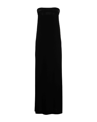 NORMA KAMALI Long dress Black 91% Polyester, 9% Elastane
