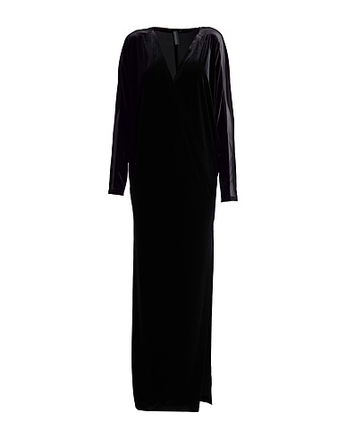 NORMA KAMALI Long dress Black 91% Polyester, 9% Elastane, Nylon
