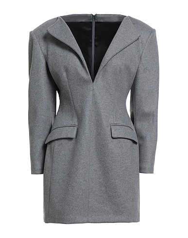 THE ANDAMANE Blazer dress Grey 100% Wool