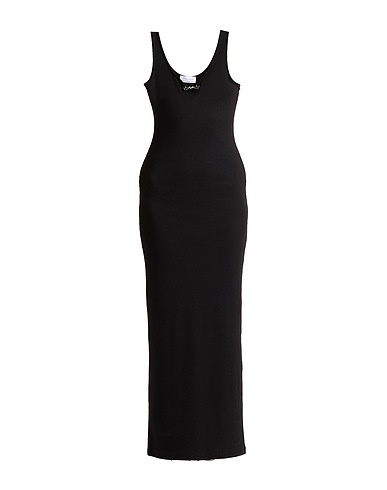 BLUMARINE Long dress Black 95% Cotton, 5% Elastane
