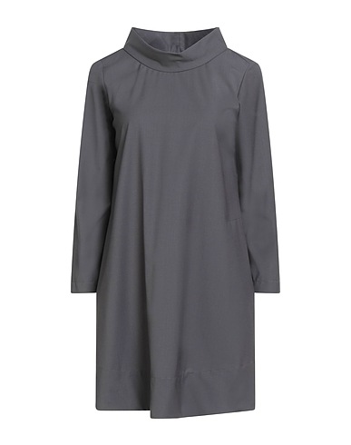 RIALTO 48 Short dress Grey 65% Polyester, 35% Viscose