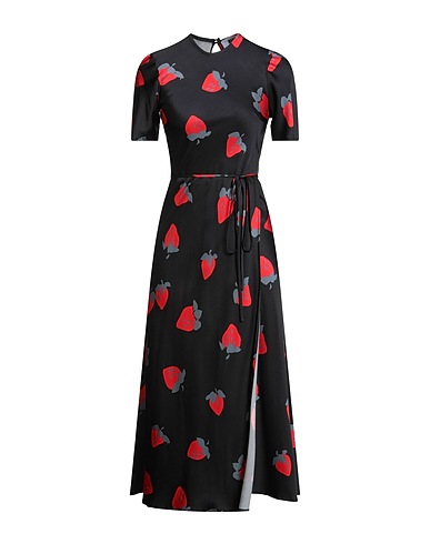 MSGM Midi dress Black 100% Viscose