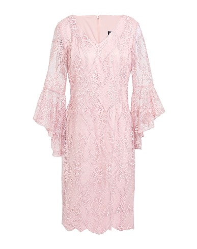 FRANK LYMAN Midi dress Light pink 100% Polyester