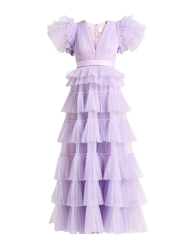 HUISHAN ZHANG Vestito lungo Lilla 100% Poliestere