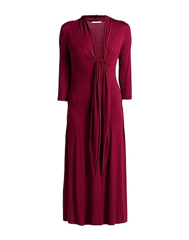 MAISON LAVINIATURRA Midi dress Garnet 95% Viscose, 5% Elastane