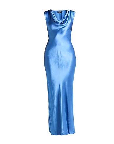 BLUMARINE Long dress Slate blue 100% Viscose