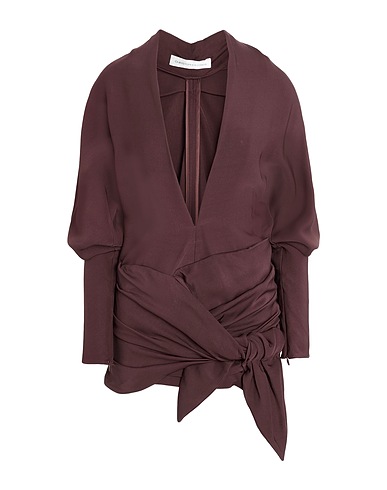 CHRISTOPHER ESBER Elegant dress Chocolate brown 97% Viscose, 3% Elastane