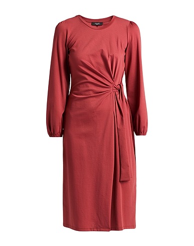 WEEKEND MAX MARA Vestito midi Bordeaux 76% Lyocell, 19% Poliammide, 5% Elastan