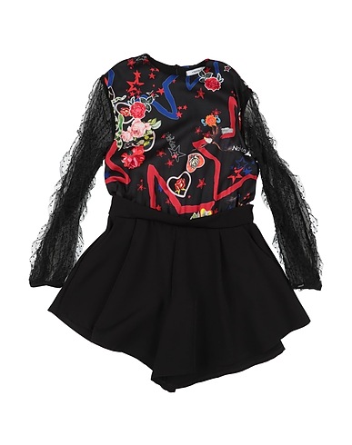 NAÌDA Kids’ jumpsuit Black 100% Polyester, Elastane