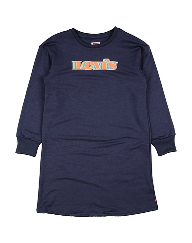 LEVI'S Dress Navy blue 97% Polyester, 3% Elastane