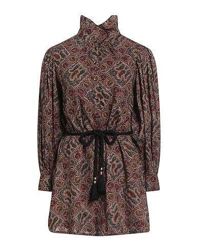 ANTIK BATIK Shirt dress Beige 100% Cotton