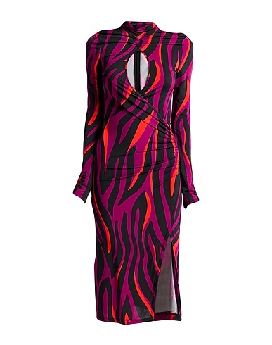 PINKO DRESSES Plum 92% Viscose, 8% Elastane