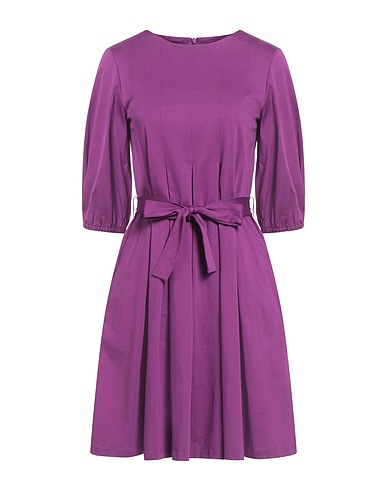 WEEKEND MAX MARA Kurzes Kleid Violett 100% Baumwolle