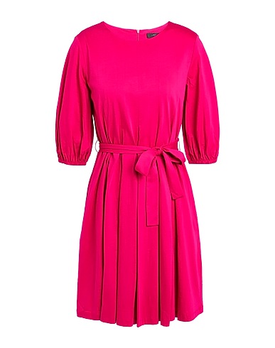 WEEKEND MAX MARA Pleated dress Fuchsia 100% Cotton