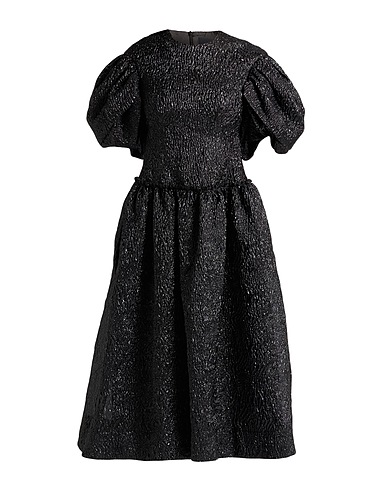 SIMONE ROCHA Elegant dress Black 39% Polyester, 37% Metallic Polyester, 24% Polyamide
