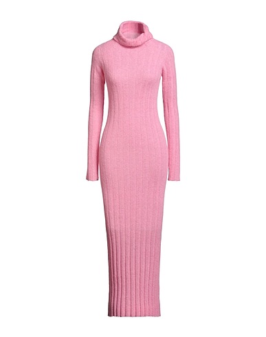 ROBERTO COLLINA Knit dress Pink 53% Baby alpaca wool, 33% Nylon, 14% Wool