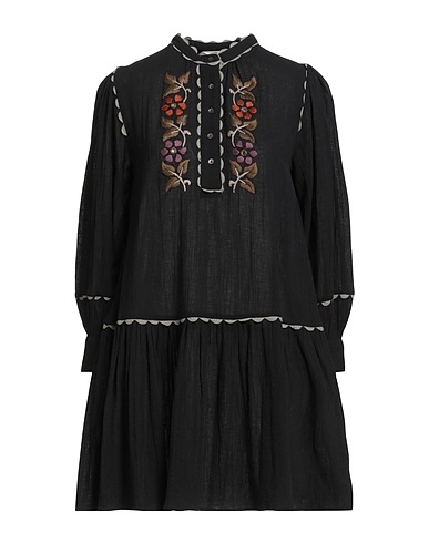 ANTIK BATIK Short dress Black 100% Cotton