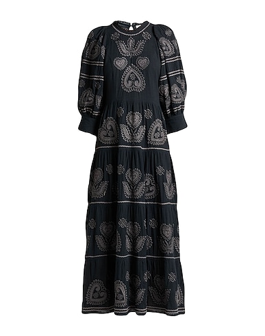 ANTIK BATIK Long dress ANTRACITE 100% Cotton