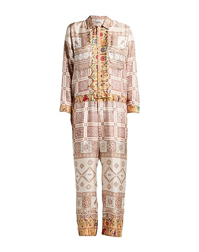 PIERRE-LOUIS MASCIA Jumpsuits and Overalls Beige 100% Silk