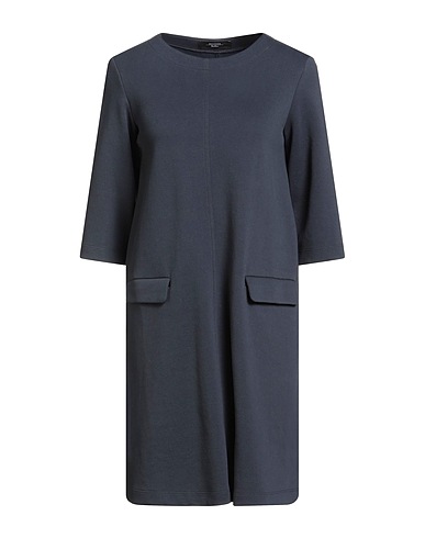 WEEKEND MAX MARA Vestito corto Blu navy 87% Cotone, 13% Poliestere