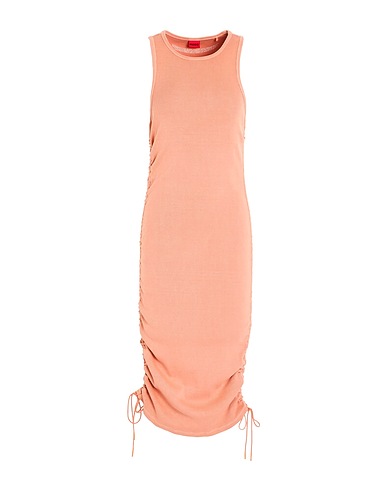 HUGO Midi dress Mandarin 98% Cotton, 2% Elastane