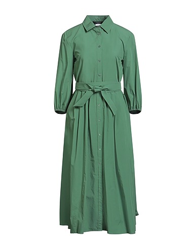 WEEKEND MAX MARA Midi dress Green 100% Cotton