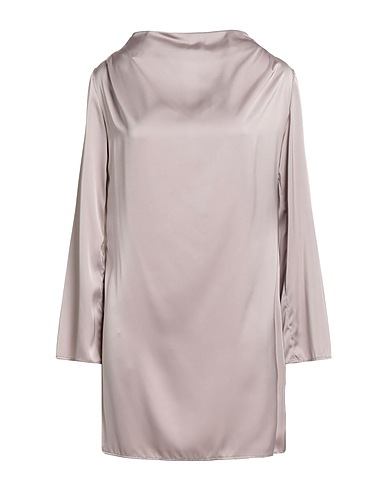 SOALLURE Short dress Grey 97% Polyester, 3% Elastane
