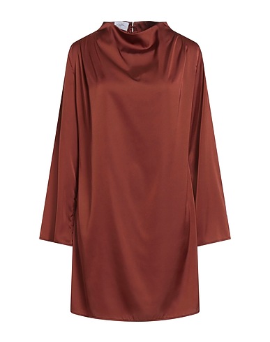 SOALLURE Vestito corto Marrone 97% Poliestere, 3% Elastan