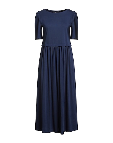 WEEKEND MAX MARA Midi-Kleid Marineblau 100% Baumwolle