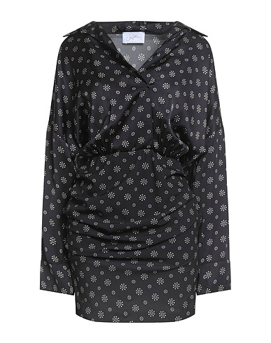 SOALLURE Tubino Nero 100% Viscosa, Poliestere