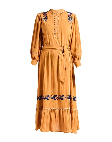 ANTIK BATIK Vestito chemisier Cammello 100% Cotone