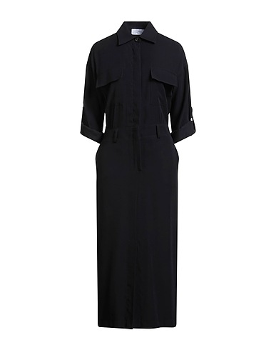 SOALLURE Hemdkleid Schwarz 90% Viskose, 10% Polyester