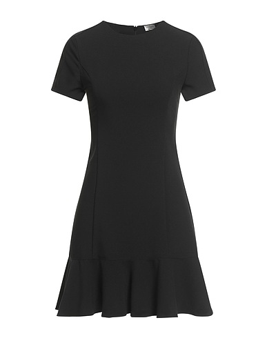 REBEL QUEEN by LIU •JO Short dress Black 76% Polyester, 22% Viscose, 2% Elastane