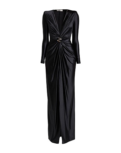 ELISABETTA FRANCHI Vestito lungo RED CARPET Nero 78% Poliammide, 22% Elastan