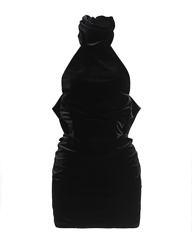 GALVAN  London Elegant dress Black 90% Polyester, 10% Elastane