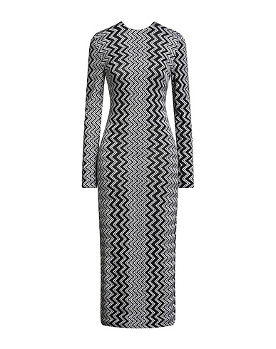 MISSONI Midi dress Black 55% Wool, 45% Viscose
