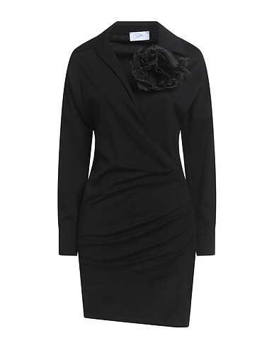 SOALLURE Sheath dress Black 70% Viscose, 22% Polyamide, 8% Elastane