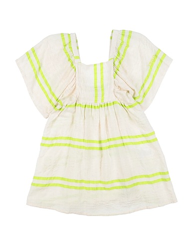 PINKO UP Dress Off white 80% Viscose, 17% Linen, 3% Cotton