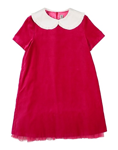 SIMONETTA Dress Fuchsia 98% Cotton, 2% Elastane, Polyamide